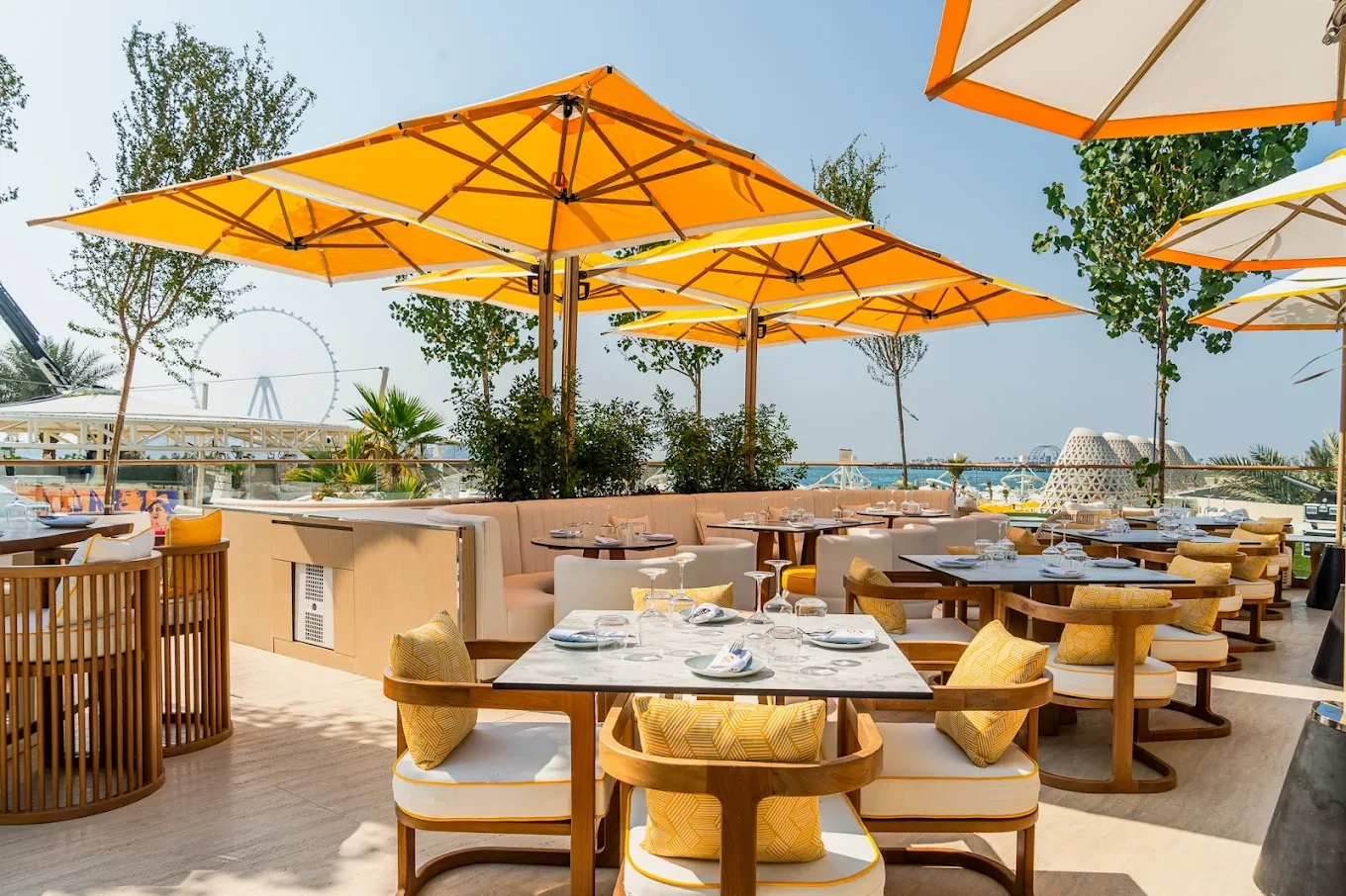 O Beach Dubai Rooftop Restaurant