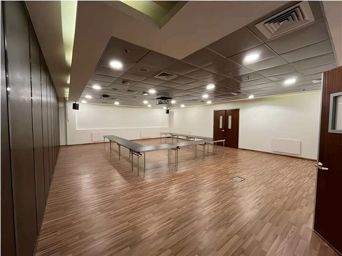 Empty conference room at Riyadh International Convention Center, Riyadh.